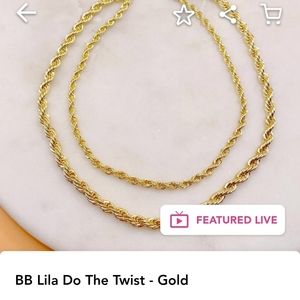 BB Lila Do The Twist Necklace